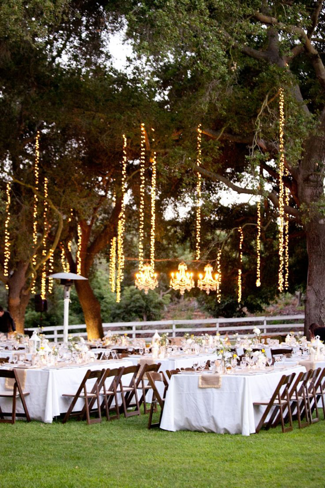 Wedding Magic with Twinkle Lights ~ we ♥ this! moncheribridals.com