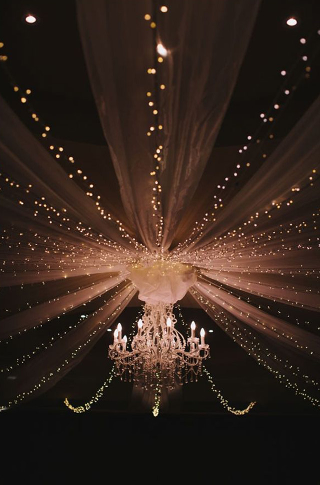 Wedding Magic with Twinkle Lights ~ we ♥ this! moncheribridals.com