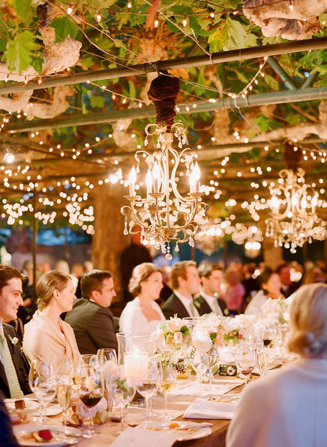 Wedding Magic with Twinkle Lights ~ we ♥ this! moncheribridals.com