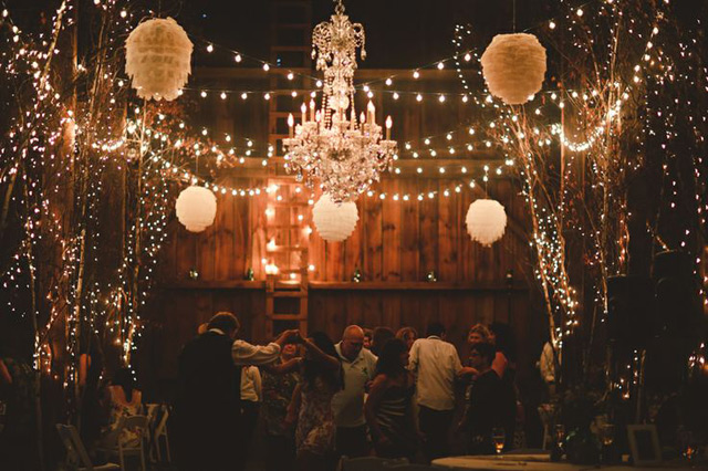 Wedding Magic with Twinkle Lights ~ we ♥ this! moncheribridals.com