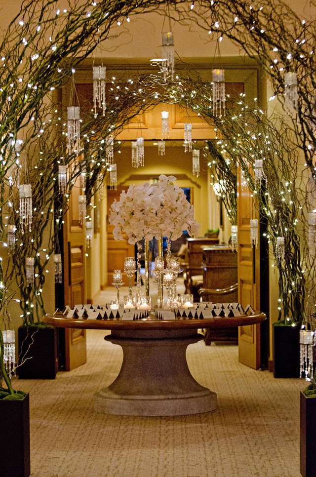 Wedding Magic with Twinkle Lights ~ we ♥ this! moncheribridals.com