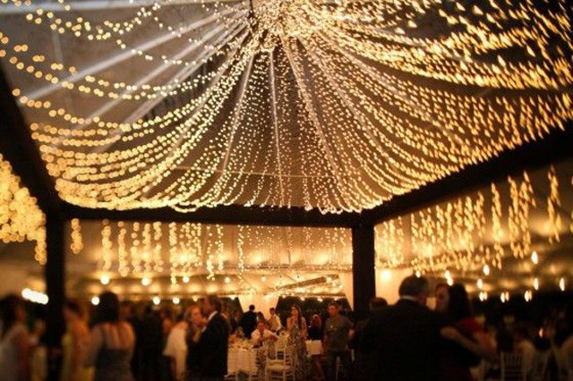 Wedding Magic with Twinkle Lights ~ we ♥ this! moncheribridals.com