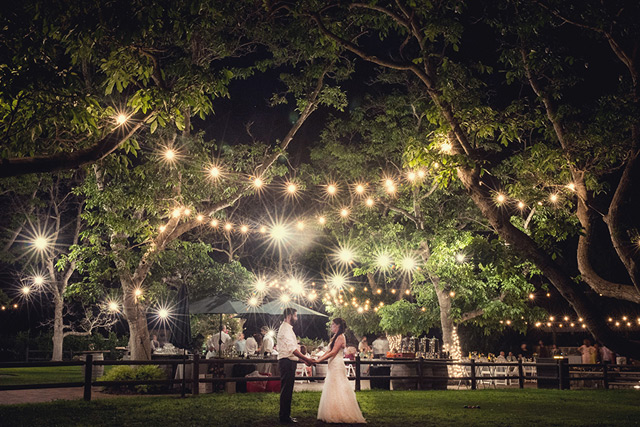 Wedding Magic with Twinkle Lights ~ we ♥ this! moncheribridals.com