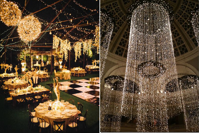 Wedding Magic with Twinkle Lights ~ we ♥ this! moncheribridals.com