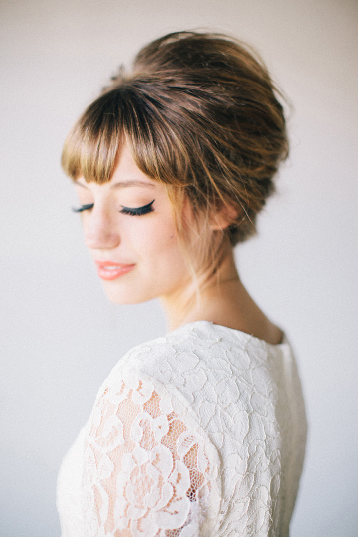 Beautiful Bridal Curtain Bangs You'll Love | Tania Maras