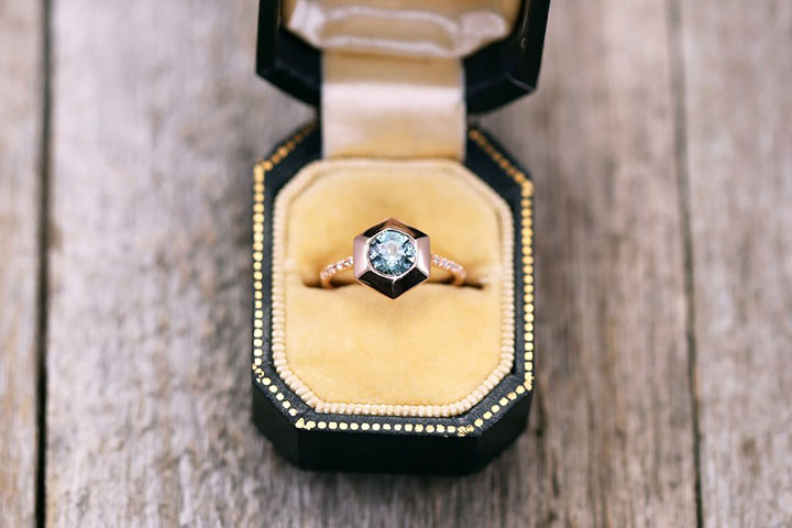 Montana Sapphire Engagement Rings by S. Kind & Co.