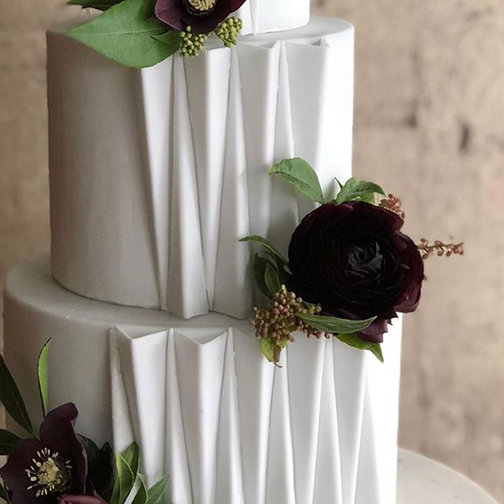 Paper Heart Patisserie's Architectural Inspired Wedding Cake