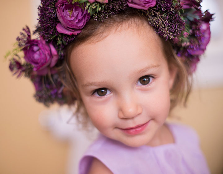 10 of the Sweetest Floral Wreaths for Flower Girls