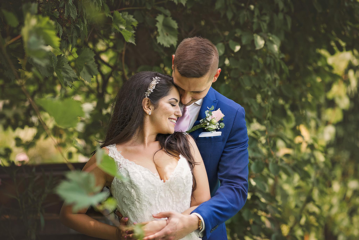 Stunning Bride Wears "Amber" To Her Wedding In Slovakia