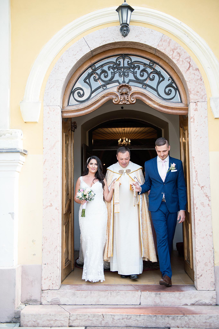 Stunning Bride Wears "Amber" To Her Wedding In Slovakia