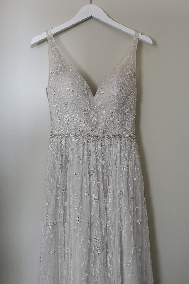 Martin Thornburg "Stanza" Looked Custom-Made For This August Bride