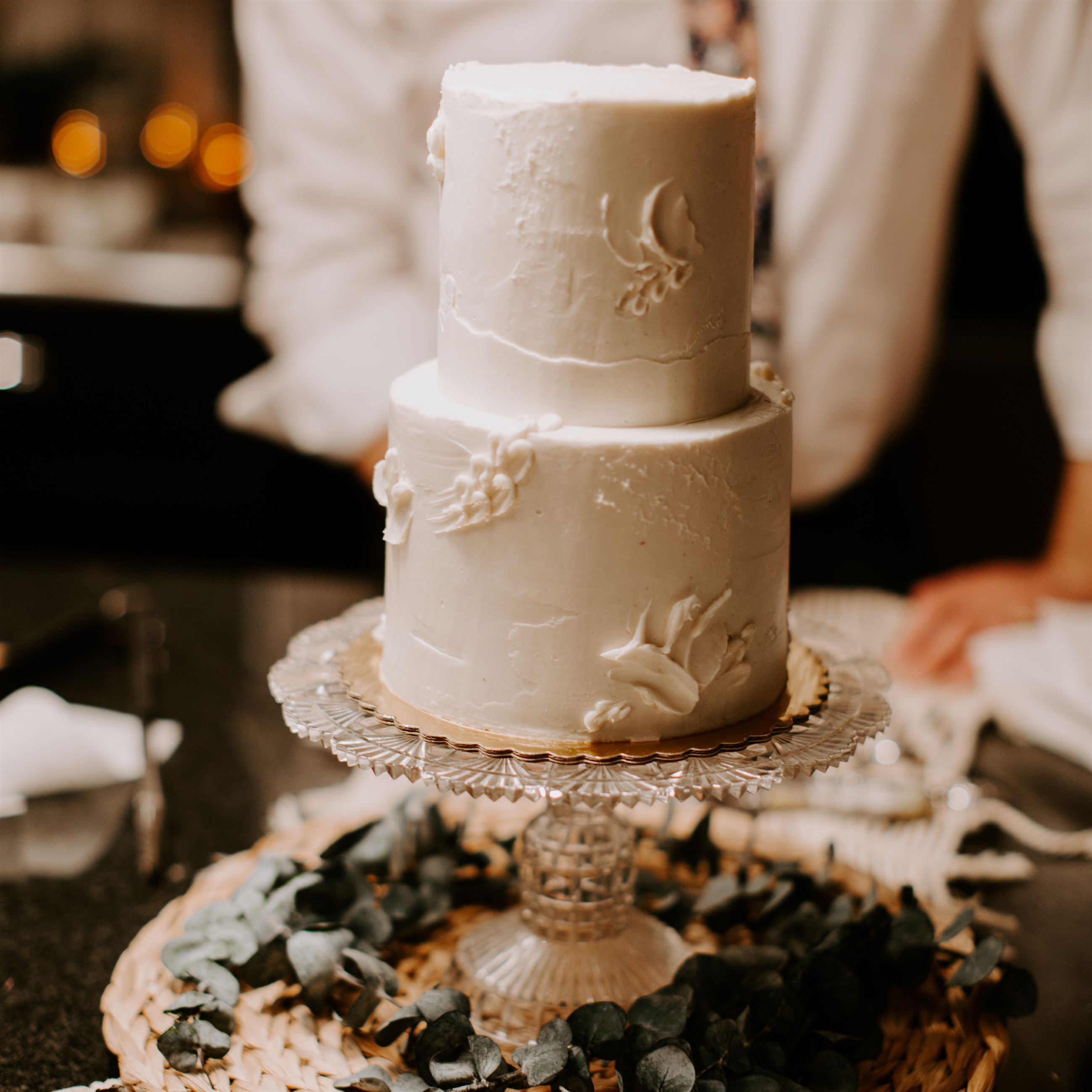 Boho wedding cake